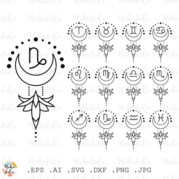 Zodiac Signs Svg