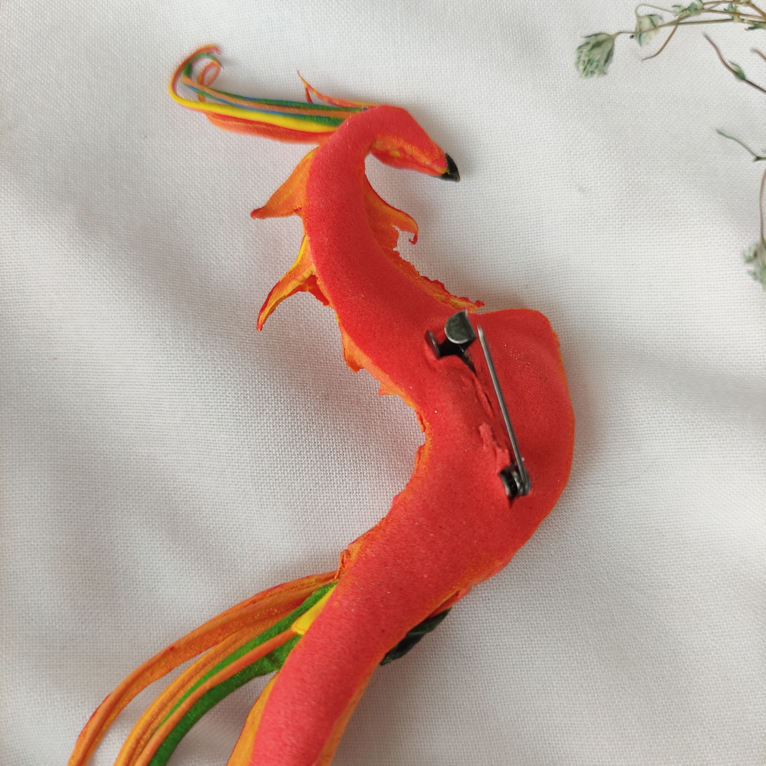 Phoenix brooch for photosets. Red paradise bird 5 Amazing Phoenix brooch is available in FelisFantasyArt shop! Free shipping!