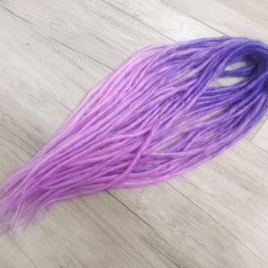 Ombre Lilac dread Smooth Classic Synthetic dreadlocks extensions