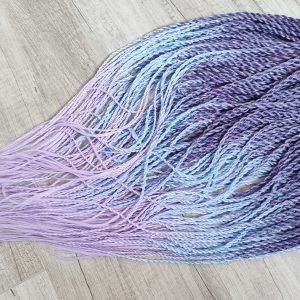 Lavander Ombre Synthetic extensions dreadlocks Smooth Classic