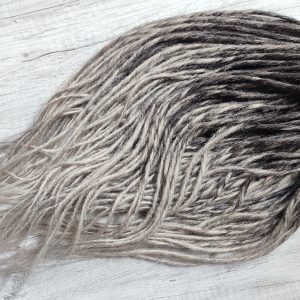 Ombre natur gray dreadlocks Smooth Classic Synthetic extensions