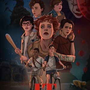 it chapter one poster (stranger things style)