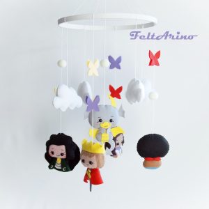 Merlin baby mobile, Dragon baby mobile, Baby crib mobile