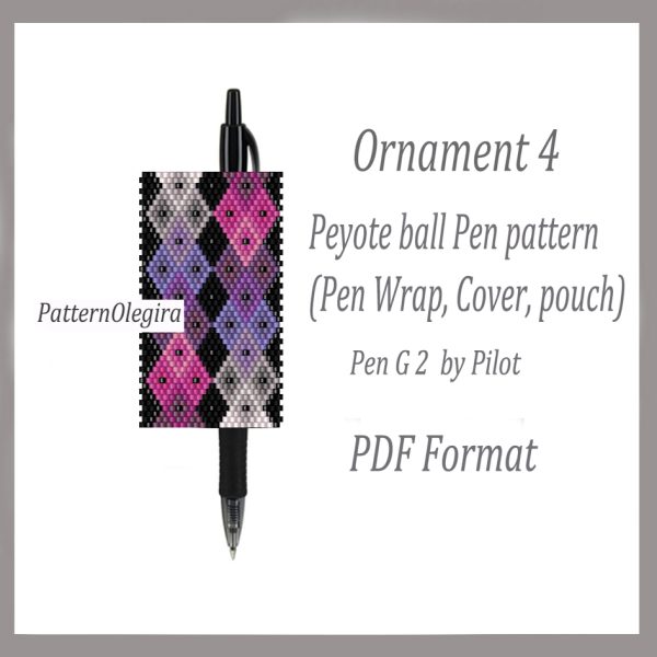 ORNAMENT 4 bead pattern PDF file
