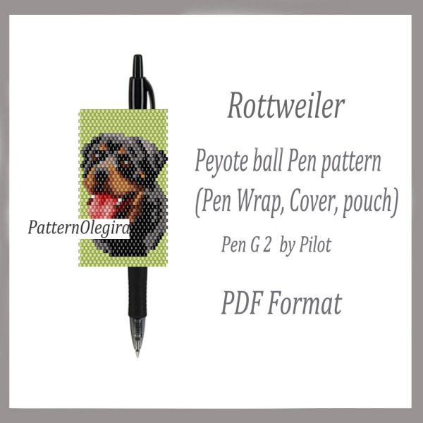 ROTTWEILER bead patterns PDF file