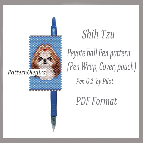 SHIH TZU Bead pattern PDF file