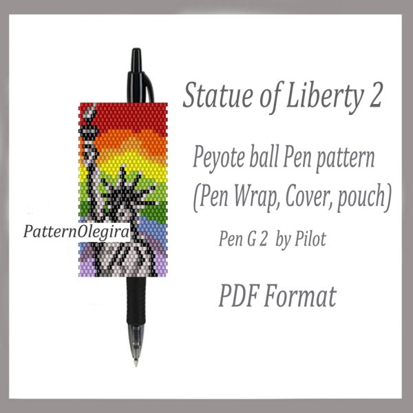 Statue of liberty 2 bead pattern PDF file
