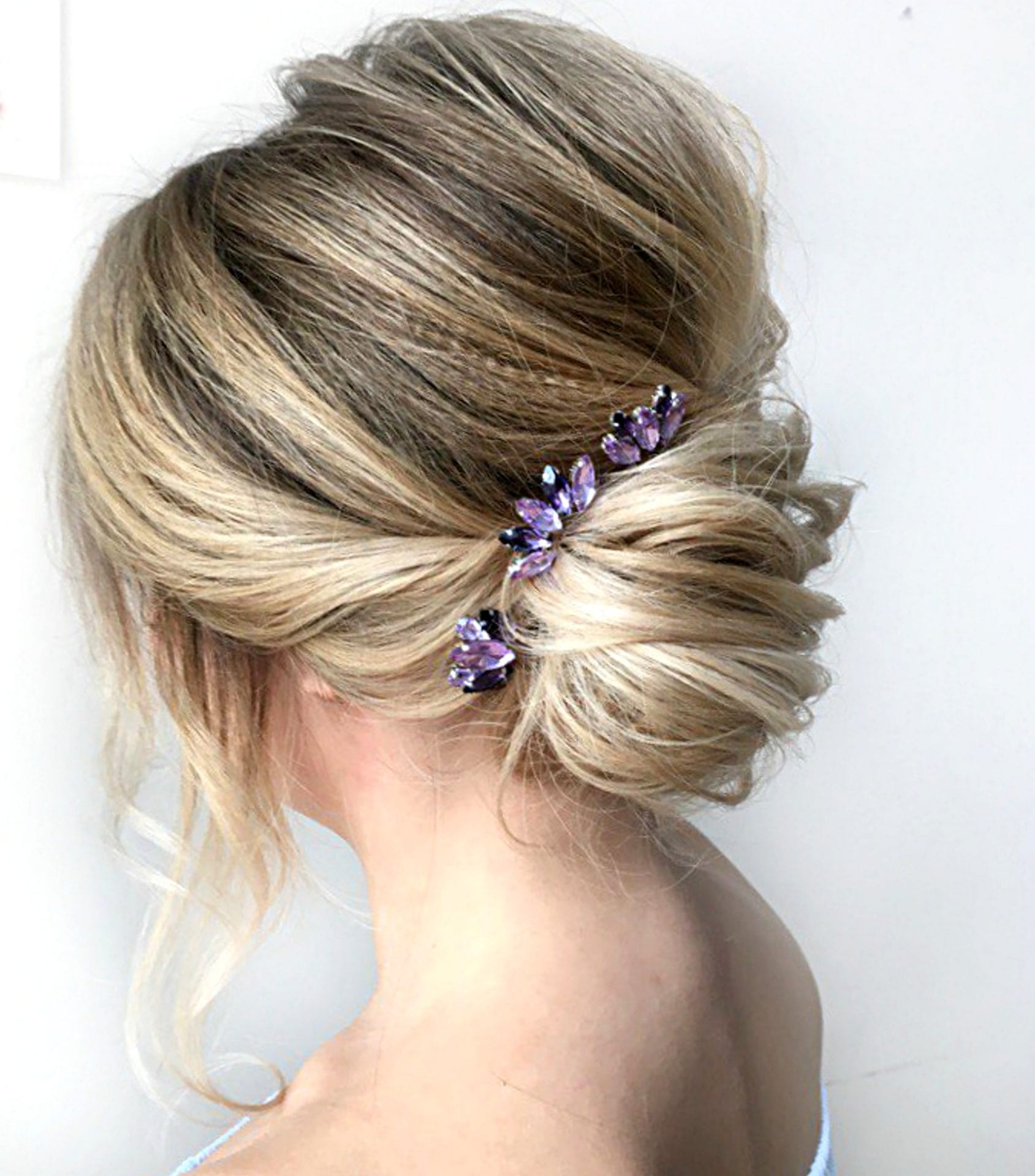 Lavender wedding hot sale hair accessories