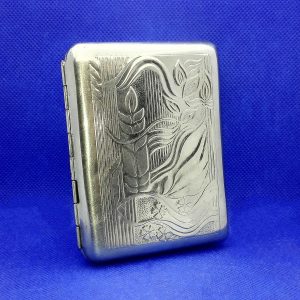 Vintage Soviet Cigarette Case. Metal Case fo Smoker. Tobacco box