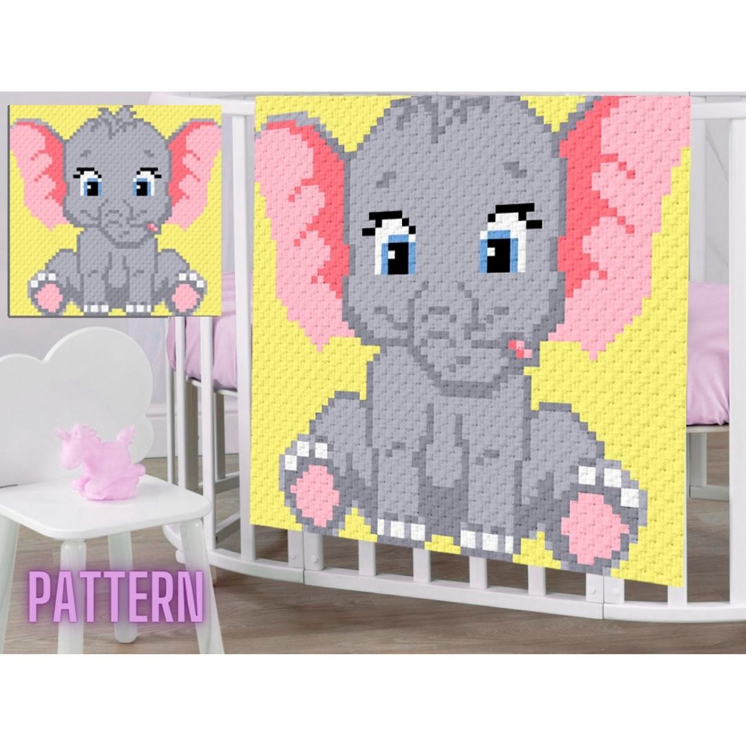 Dumbo crochet blanket discount pattern