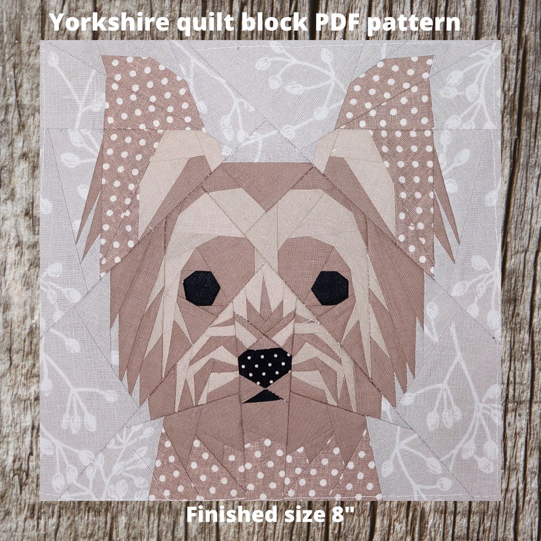 Yorkshire Terrier sketch Machine Embroidery Design - 6 Sizes