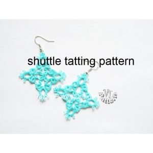 Tatting Pattern PDF Doily flower Bud for Shuttle With Photo-instruction for  Beginners 