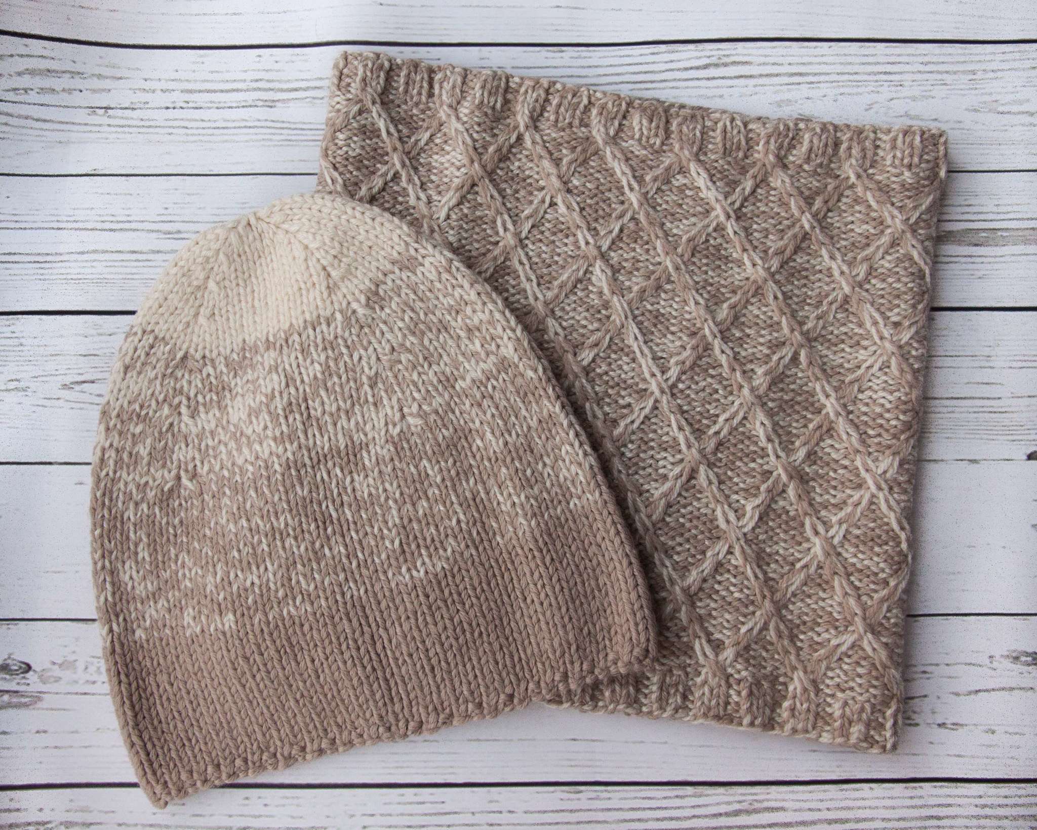 Knit cowl pattern, Neck warmer knitting instructions (pdf) 3 knitcowlpattern3