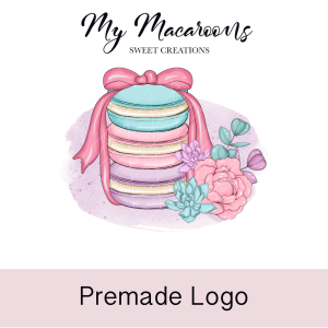 macarons logo design