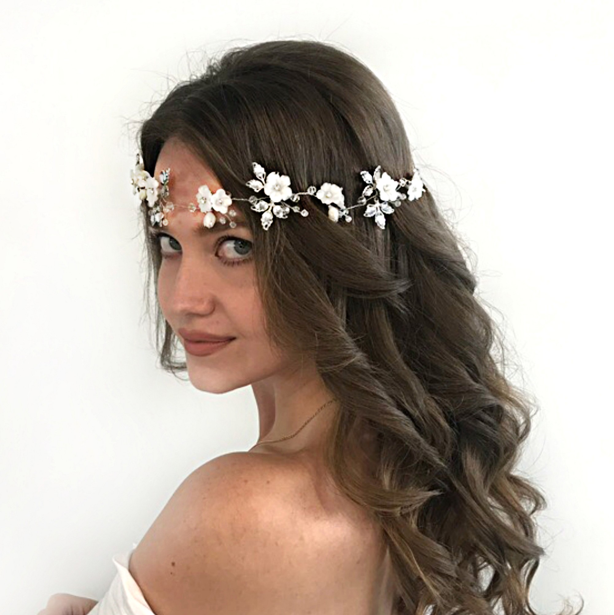 Pinterest Inspired Boho Braid with Flowers - Lizzie in Lace