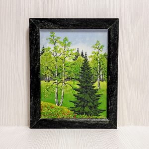 Rare Soviet Picture. Antique Soviet Painting. Gift idea