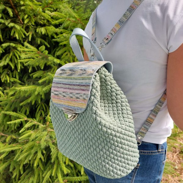sage green backpack gift for her