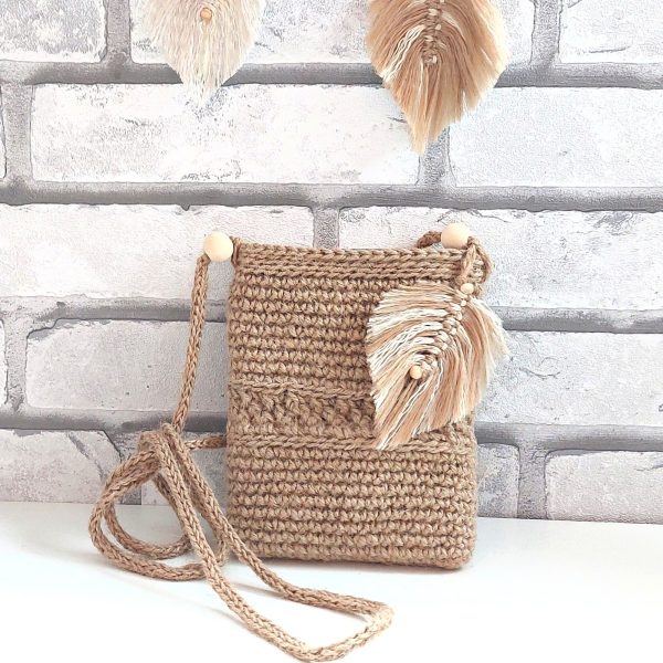 eco friendly jute bag with strap