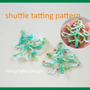 Tatting pattern Collar #8, PDF Tatting pattern, Instant Download -  Crealandia