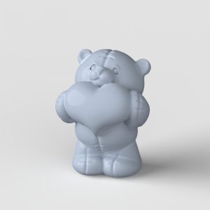 3D Model STL CNC Router file 3dprintable Teddy Bear