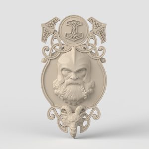 3D Model STL CNC 3dprint Thor panel Set2