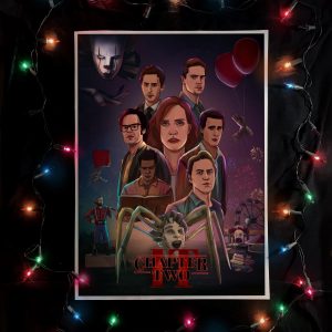 it chapter two poster (stranger things style)