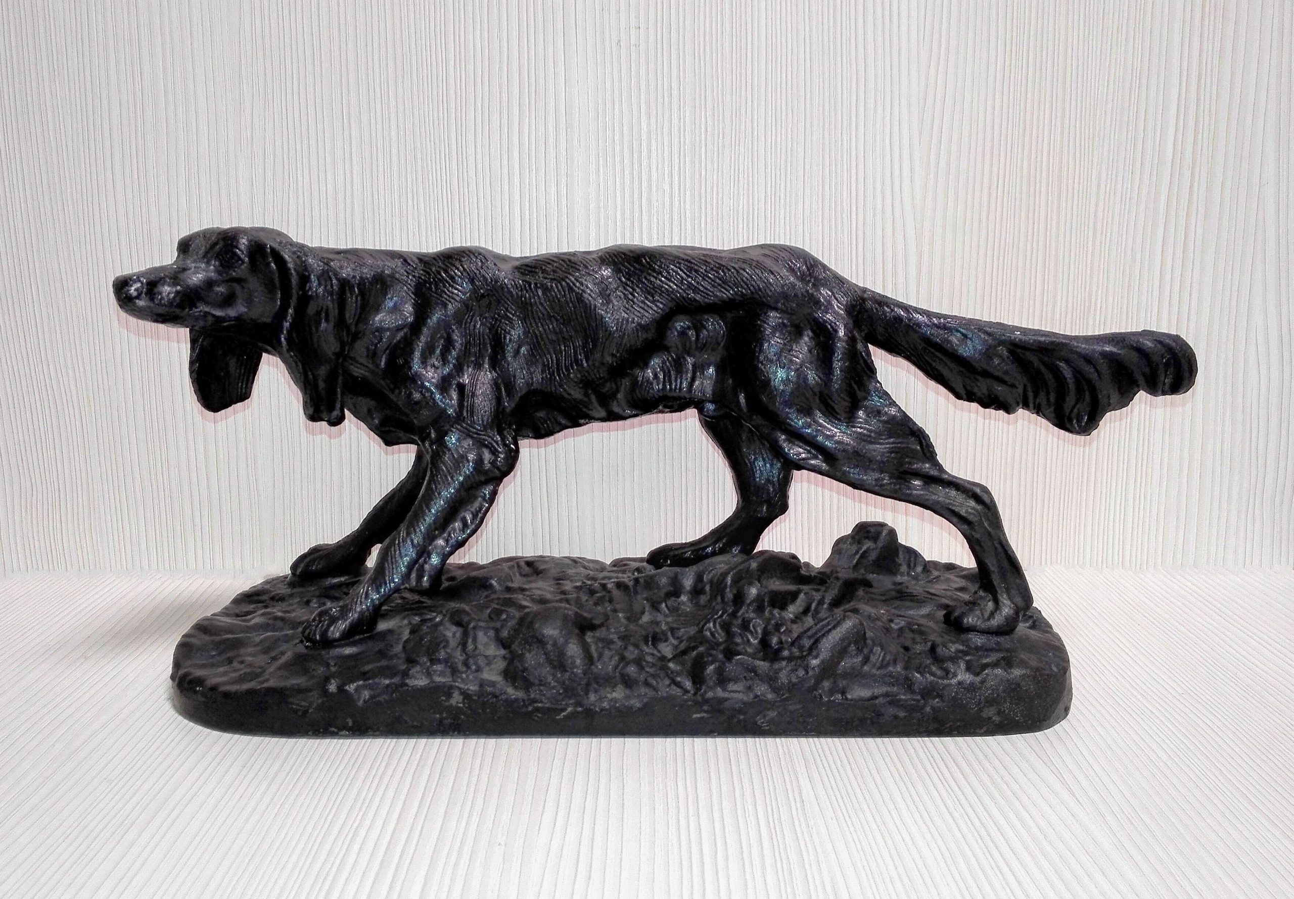 Vintage metal outlet dog figurines