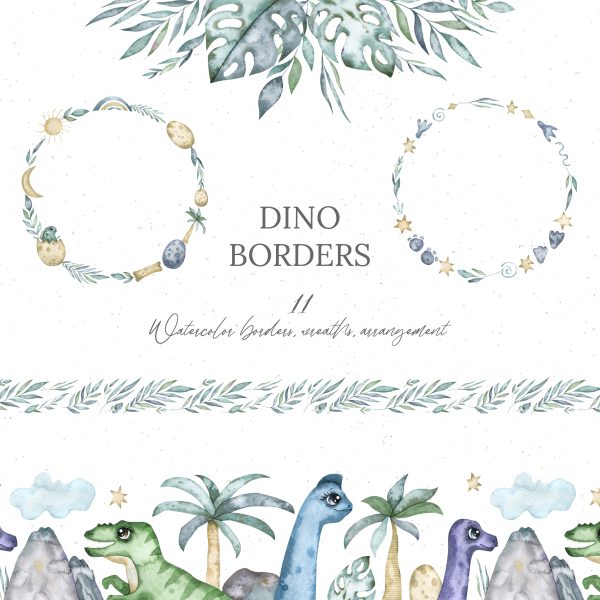 Watercolor border clipart