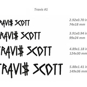 Travis Scott Embroidery Designs Pack astroworld file, 10 designs