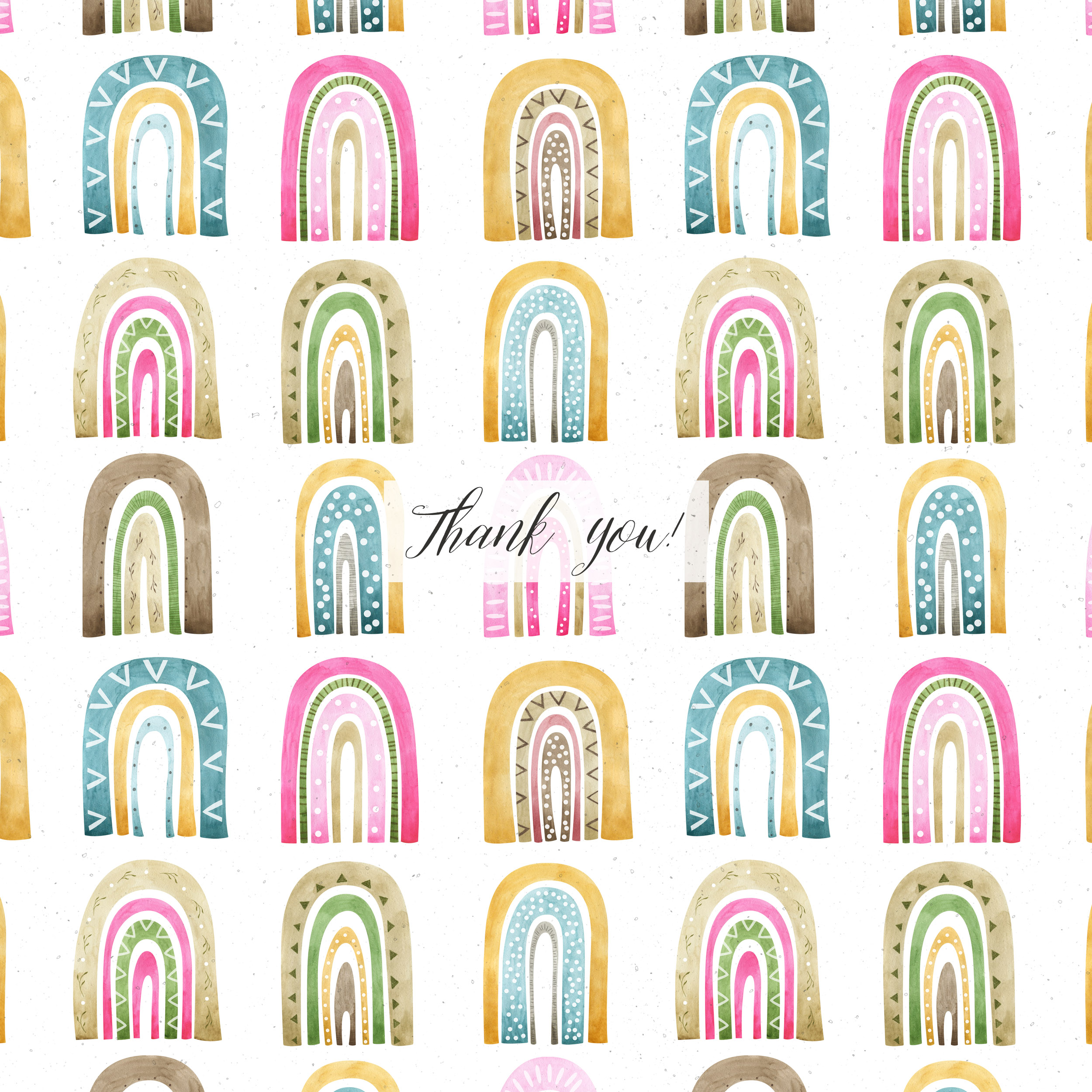 Watercolor rainbow seamless patterns. Boho digital backgrounds 10 Watercolor rainbow seamless patterns. Boho digital backgrounds - Image 10