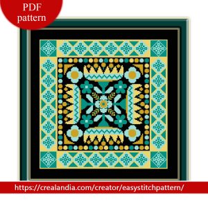 Ornament cross stitch pattern