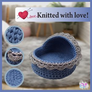 Hand Knitted Pet Bed