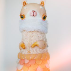 Peach Mermaid Cat
