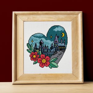 Hogwarts cross stitch pattern