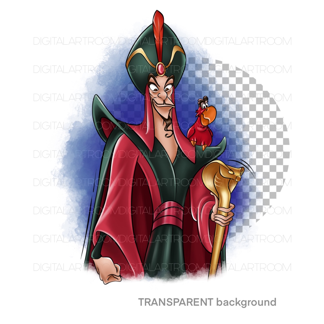 Jafar Aladdin Svg, Bad Guy Jafar Svg, Aladdin Jafar Clipart, Png