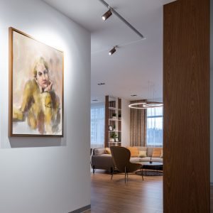 large canvas print woman