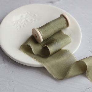 Artichoke Silk Ribbon - KrasnovaSilk