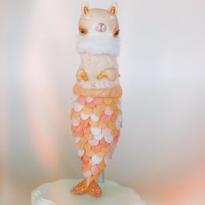 Peach Mermaid Cat