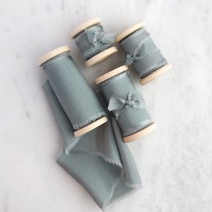 Eucalyptus Silk Ribbon - KrasnovaSilk