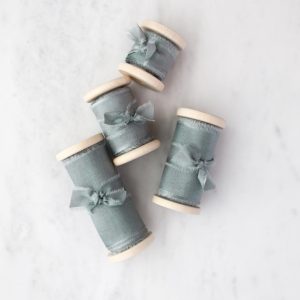 Eucalyptus Silk Ribbon - KrasnovaSilk