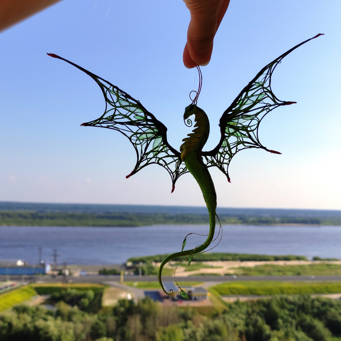 Stained Glass Patterns, Feathers Set, Glass Suncatchers