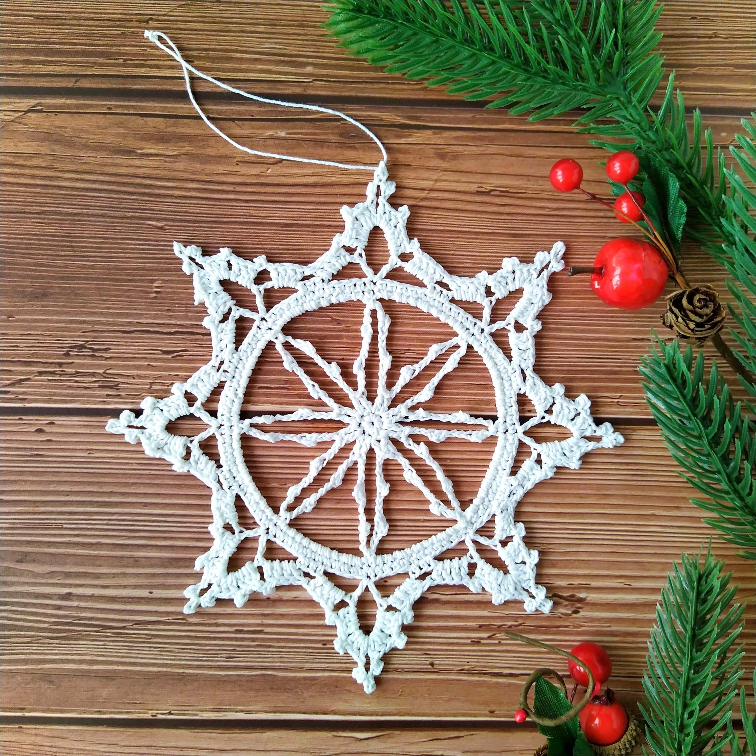Snowflake Christmas Ornament Frame - Small