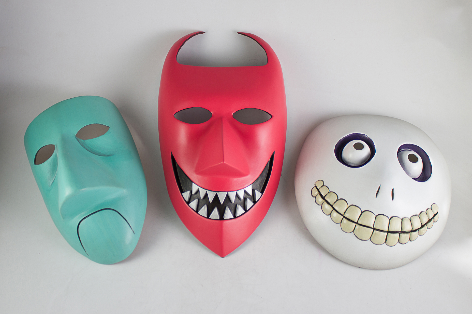 tidligere Bemærk tidligere Lock Shock Barrel masks by The Nightmare Before Christmas - Crealandia