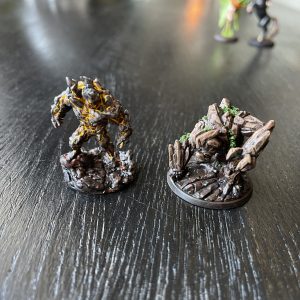 A set of creatures for “Aester the Summoner” from the board game Gloomhaven Not Painted