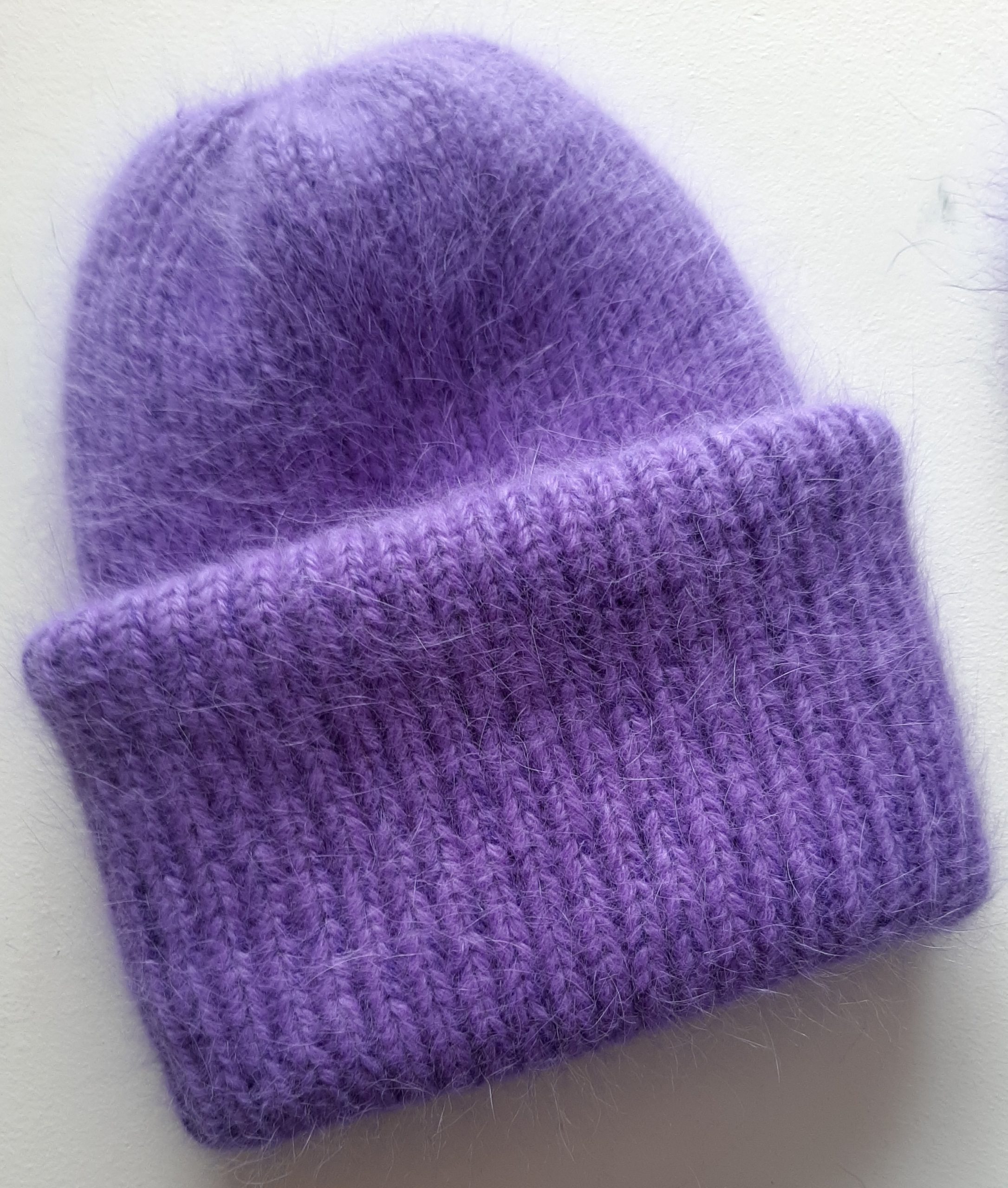 lavender winter hat