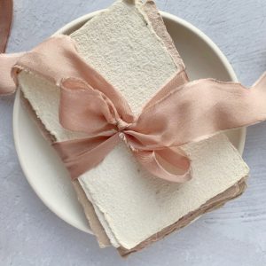 Mocha Silk Ribbon - KrasnovaSilk