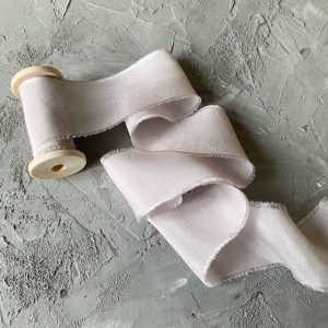 Moonstone Silk Ribbon - KrasnovaSilk