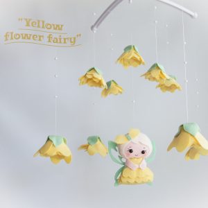 flower baby mobile