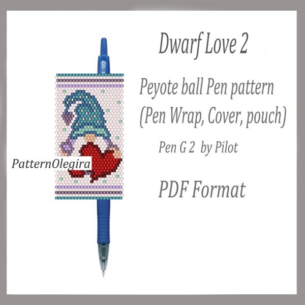 DWARF LOVE 2 Bead pattern PDF file Bead cover pen Bead pen wraps Beading patterns Olegirabeadpatterns