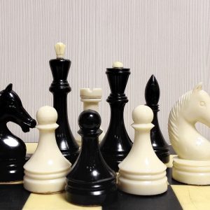 Large Soviet Vintage Chess Set. Antique Russian Chess. Chess USSR
